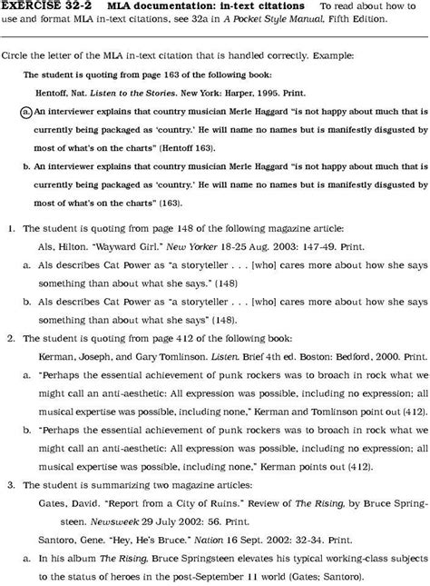 32 2 Mla Documentation In Text Citations Cuedox