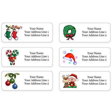 32 Free Christmas Address Label Templates Labels Database 2020