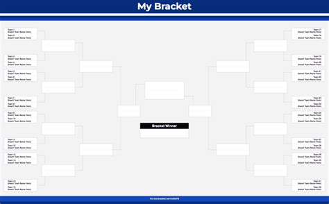 32 Team Bracket Template Excel Sample Excel Templates
