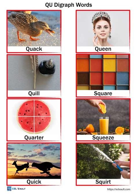 32 Free Qu Words With Pictures Esl Vault It Sound Words With Pictures - It Sound Words With Pictures