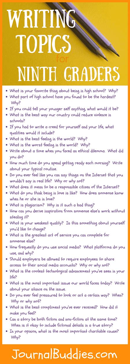 32 Great Writing Prompts For 9th Grade Journalbuddies Writing Prompts For 9th Graders - Writing Prompts For 9th Graders