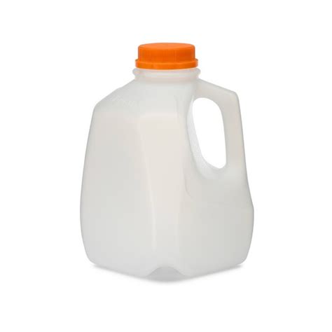 32 oz Natural HDPE Beverages (Orange Cap) Berlin Packaging