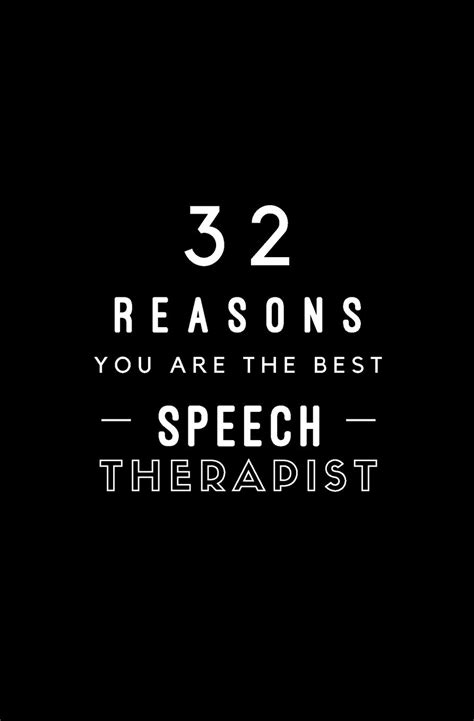 Read Online 32 Reasons You Will Be An Amazing Speech Therapist Fill In Prompted Memory Book By Not A Book