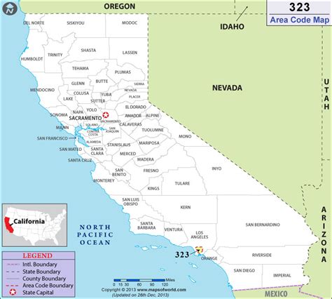 323 area code california