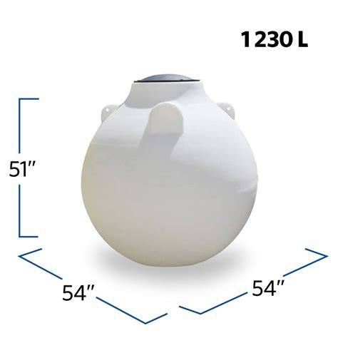 325 Gallon Norwesco Underground Cistern Water Tank - raincitystudios.com