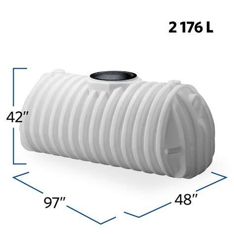 325 Gallon Plastic Underground Water Storage Cistern Tank - raincitystudios.com