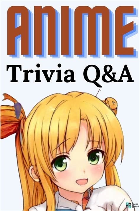 33 Anime Trivia Questions and Answers in 2022 Fun trivia questions