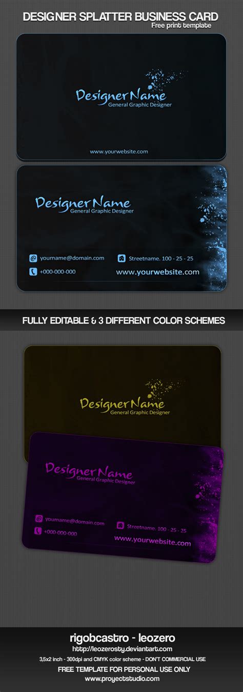 33 Best Free Business Card Templates TutorialChip