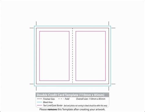 33 How To Create Credit Card Size Template For Word in Word with Credit