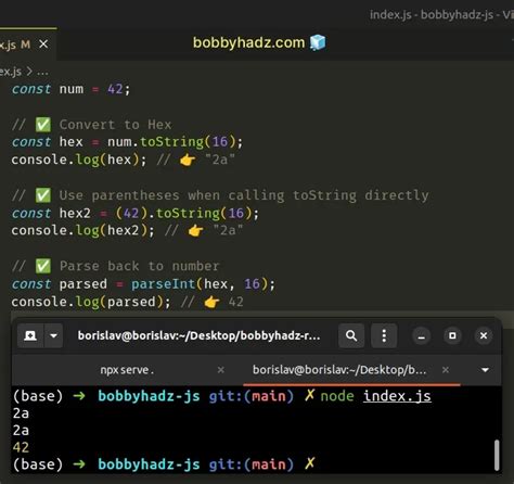 33 Javascript Convert Number To Hex Javascript Nerd Answer