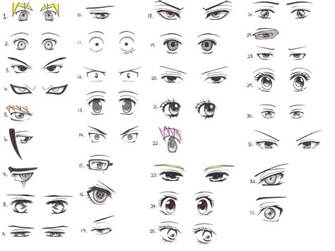 33 Manga and Anime Character Eye References Daily Anime Art