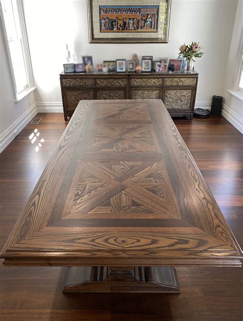 33 Parquetry Dining Tables ideas parquetry, design, french table