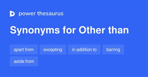 33 Words and Phrases for Other Than Me - Power Thesaurus