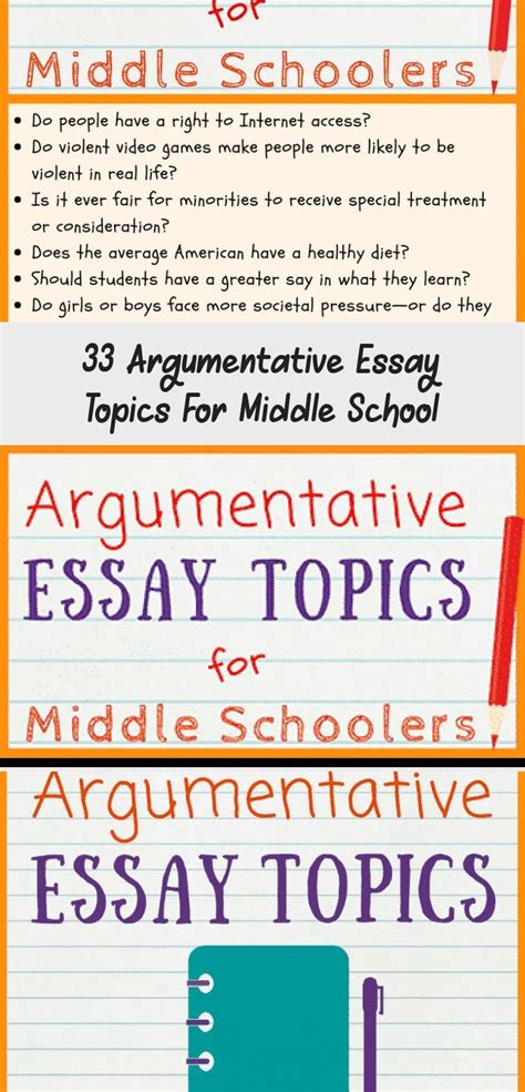 33 Argumentative Essay Topics For Middle School 6th Grade Argumentative Writing Prompts - 6th Grade Argumentative Writing Prompts