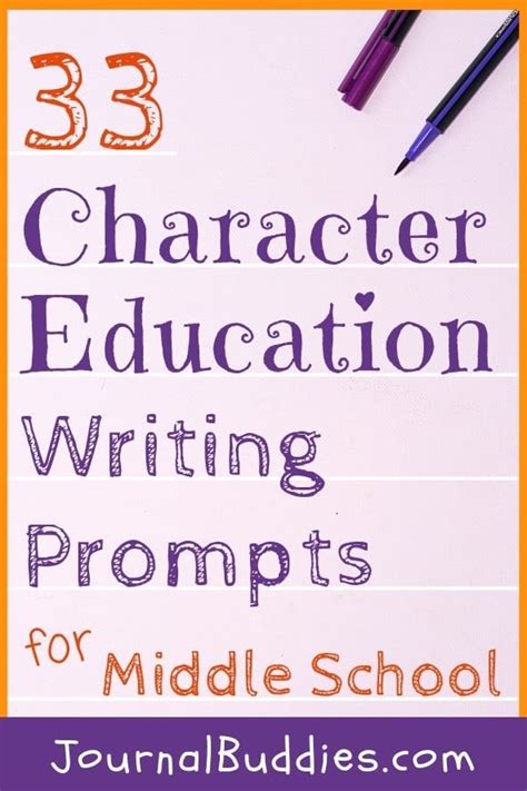 33 Character Education Writing Prompts Journalbuddies Com Character Education Writing Prompts - Character Education Writing Prompts