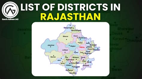 33 district name of rajasthan. .  ...