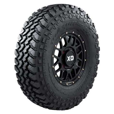 The most extreme all-season, off-road tire Cooper offers to date. Provides remarkable off-road performance without sacrificing on-road traction. Tread design helps to prevent stone retention. Armor Tek3 construction for added tire durability. The shoulder of the tire was designed with soft surface cleats and mud scoops. Standard Limited Warranty.. 