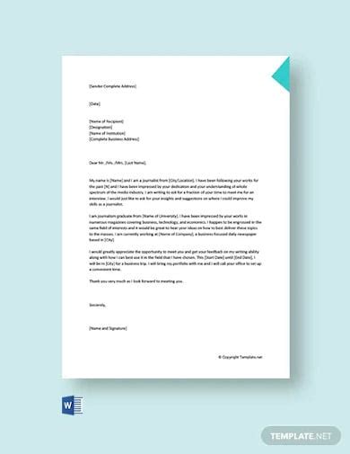 34+ Simple Request Letter Templates