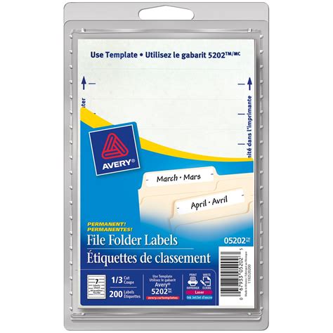 34 Avery File Folder Label Template 5202 Labels Design Ideas 2020