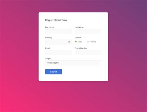 34 Easy To Implement Bootstrap Form Template Examples 2021