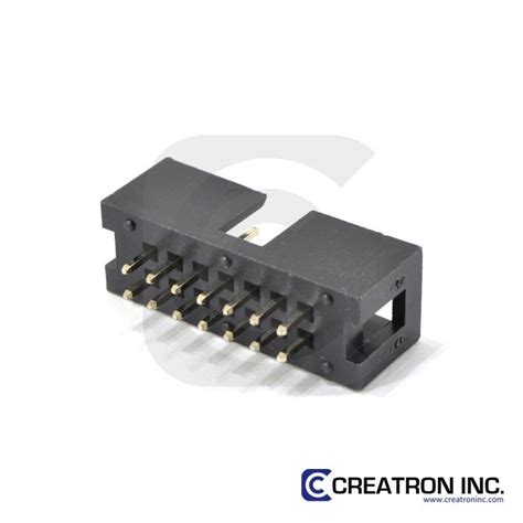 34 Pin (17x2) IDC Shrouded Header - Creatron Inc