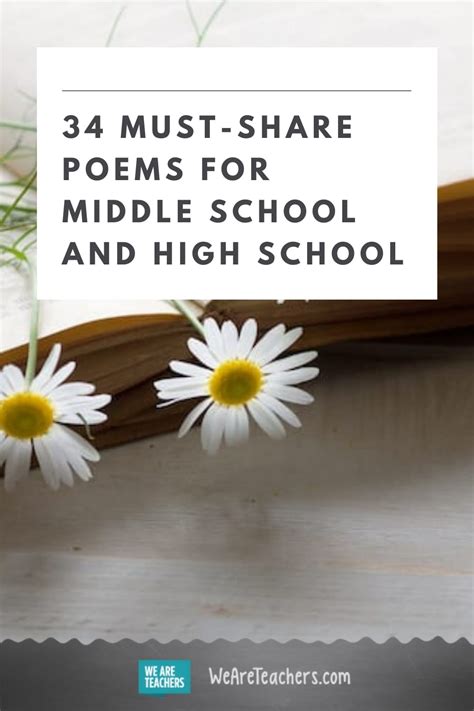 34 Poems For Middle School Students In Grades 8th Grade Poems - 8th Grade Poems