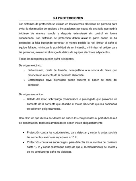 34 Protecciones