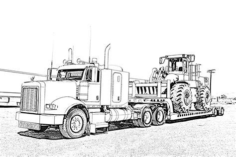 34 Truck Coloring Pages Free Pdf Printables Delivery Truck Coloring Page - Delivery Truck Coloring Page