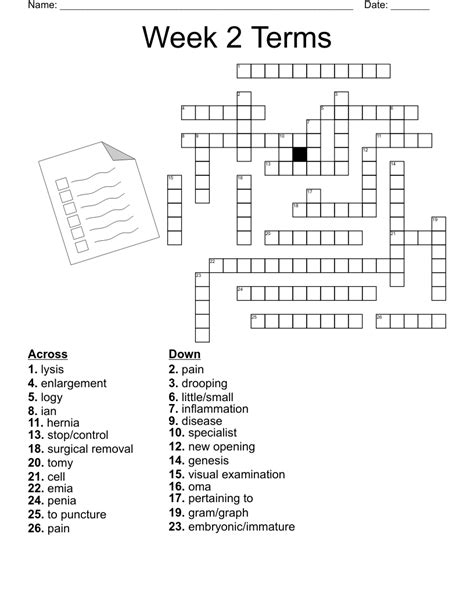34 week period crossword. Upon examining the given clues, we have managed to identify a total of 1 possible solutions for the crossword clue „34-wk. period“. In an effort to arrive at the correct answer, we have thoroughly scrutinized each option and taken into account all relevant information that could provide us with a clue as to which solution is the most accurate. 