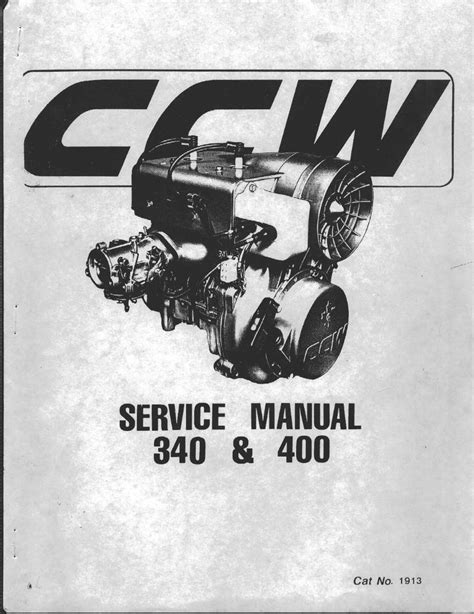 340 440 ccw motor motor wartungshandbuch. - 1984 winnebago operators manual classic winnebagos vintage rvs.