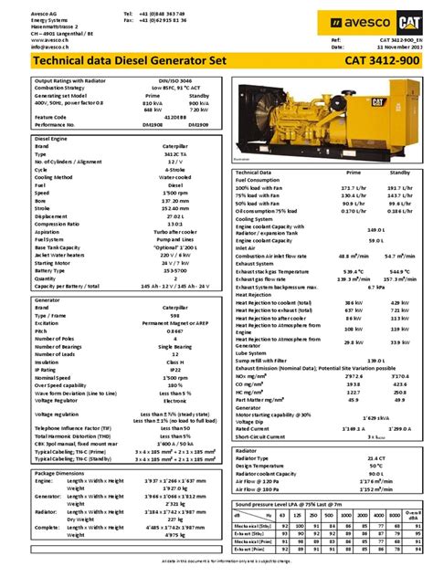 3412sta Cat Engine Manual
