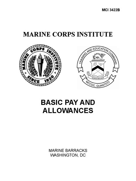Full Download 3422C Basic Pay And Allowances 