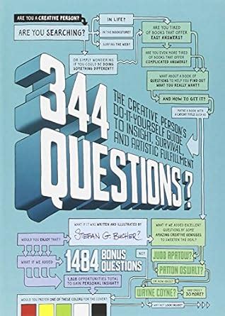 344 questions the creative persons do it yourself guide to insight survival and artistic fulfillment voices. - 344 questions the creative persons do it yourself guide to insight survival and artistic fulfillment voices.