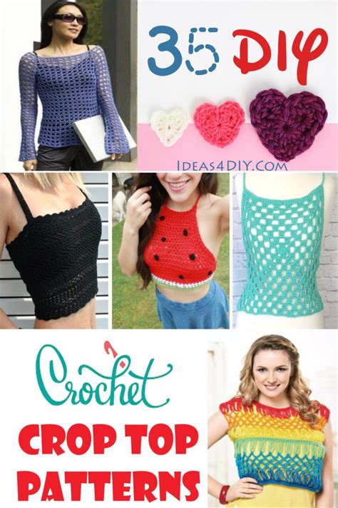 35 Free DIY Crochet Crop Top Patterns with Instructions