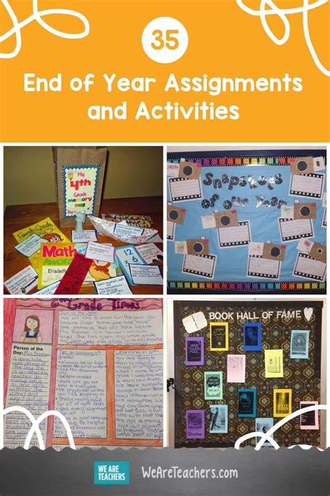 35 Fun End Of Year Assignments And Activities For Every Kind Of Classroom