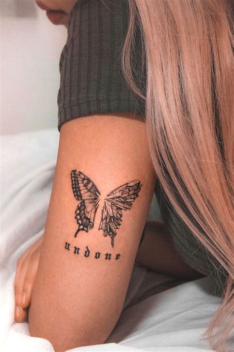 35 Gorgeous Butterfly Tattoo Designs for Women