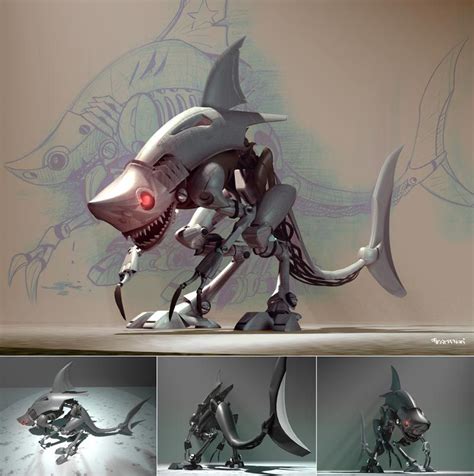 35 Realistic 3D Robots Illustrations Robot illustration, Robot animal
