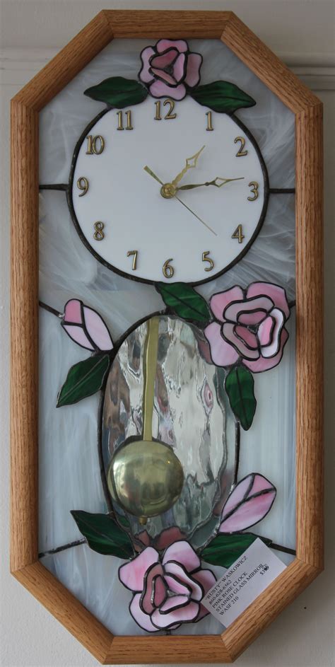 35 Stained glass clocks ideas stained glass, glass, glass art