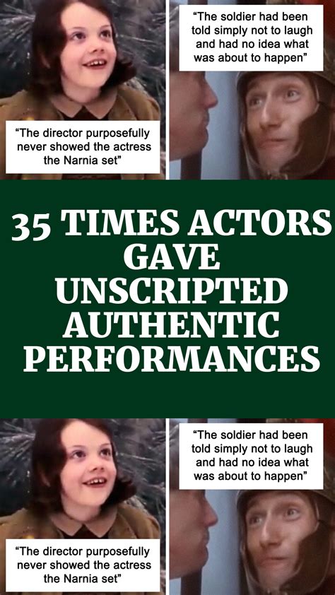 35 Times Actors Gave Unscripted Authentic Performances 