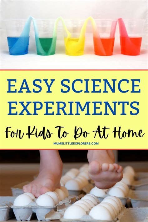 35 Easy Science Experiments For Kids To Try Science Experiment For Young Children - Science Experiment For Young Children