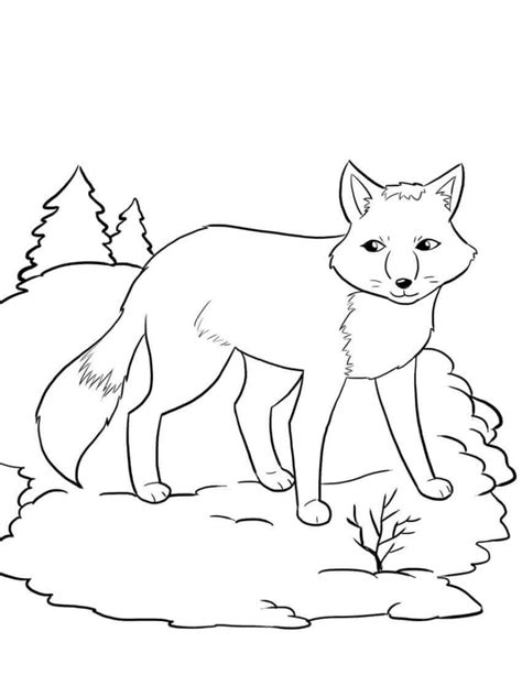 35 Free Fox Coloring Pages Printable Scribblefun Fox Coloring Pages Printable - Fox Coloring Pages Printable