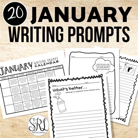 35 Free January Writing Prompts W Daily Prompts Writing Prompts Calendar - Writing Prompts Calendar