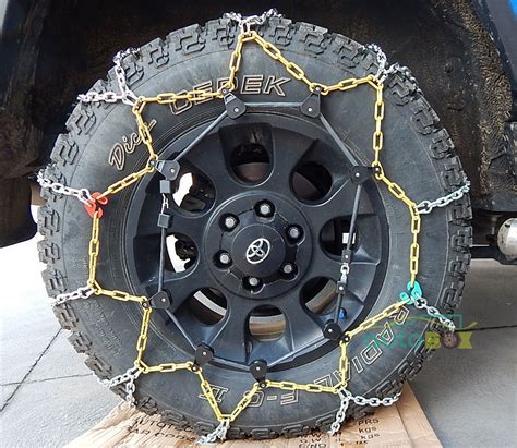 The Titan Chain Alloy Snow Tire Chains - Diamond Pattern - Square Link - 1 Pair, part # TC2327, you attached to your question will not fit a 285/65/17 tire. In fact, I do not have a Titan chain that works with that size tire. I do have the Konig Snow Tire Chains - Diamond Pattern - D Link - XD16 Pro - Size 274, part # KON94FR.
