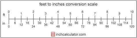 35 Inch To Feet