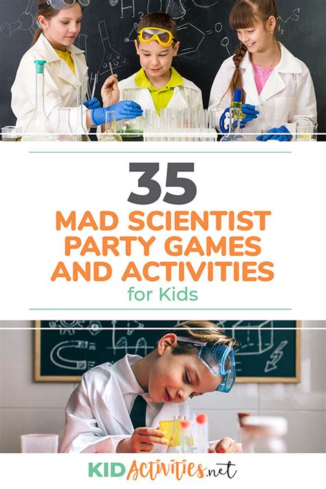 35 Mad Scientist Party Games And Activities For Science Themed Foods - Science Themed Foods
