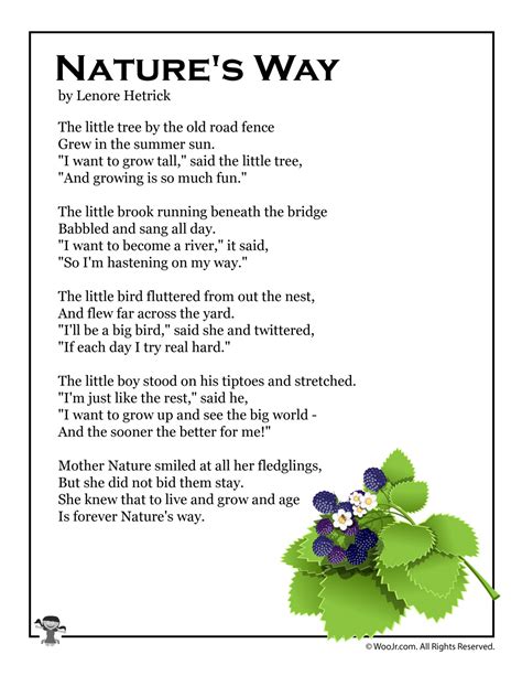 35 Poems About Nature The Teaching Couple Limerick Poem About Nature - Limerick Poem About Nature