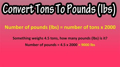 35 Tons To Pounds