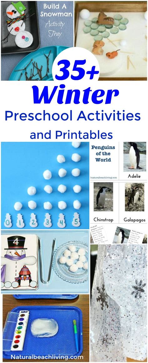 35 Winter Preschool Activities And Free Printables Winter Preschool Worksheet - Winter Preschool Worksheet