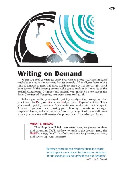 35 Writing On Demand Thoughtful Learning K 12 Writing On Demand Prompts - Writing On Demand Prompts