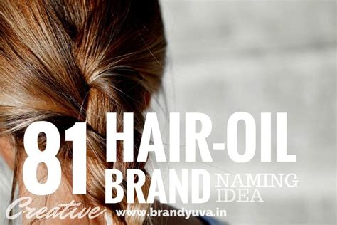 350 Catchy and Cool Hair Oil Company Names - HypeFu